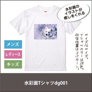 水彩画Tシャツ150dg001_01S